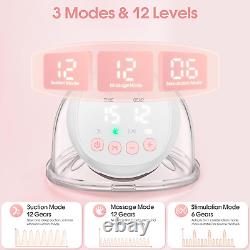 12-Level Electric Breast Pump Painless & Portable
