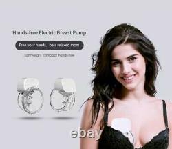 2 Portable Electric Breast Pump Double Silent Wearable Automatic Wearable Milker