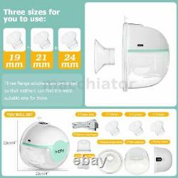 2x Wearable Breast Pump Hands Free Breast Pump Electric 2 Modes & 9 Levels New