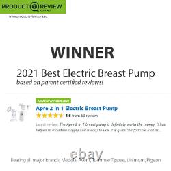 Apre 2 in 1 TWIN Electric Breast Pump & Avent Adaptor Tested vs Medela