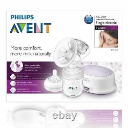 BRAND NEW PHILIPS Avent Natural Comfort Single Electric Breast Pump SCF332/01