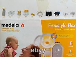 Boxed Medela Freestyle Flex Double Electric Breast Pump Yellow