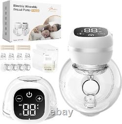 Breast Pump Electric, Hand Free Breast Pump Wearable with 3 Modes and 12 Levels