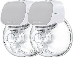 CF353B One Pair of Momcozy S9 Wearable Breast Pumps Double Pack Portable