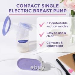 - Compact Single Electric Breast Pump Mains or Micro-USB Operated