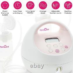 Double Electric Breast Pump, Pink, Hospital Grade Baby Supply