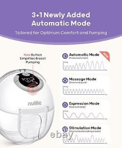 Electric Breast Pump Hands-Free, Wearable Portable Breast Pumps 4 Modes 9 Levels