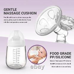 Electric Breast Pump Wearable Automatic Milker Hands-Free Mute Extractor USB