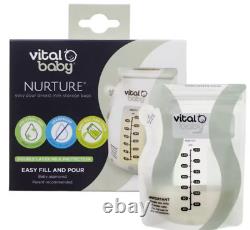 Electric Breast Pump by Vital Baby Nurture Flexcone 3 x 150ml Bottles & 30 Bags