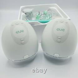 Elvie Double Electric Smart Breast Pump Hands Free in Bra Quiet with 2 Modes