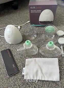 Elvie EP01 Single Ultra Quiet Wearable Electric Breast Pump with App Control-White