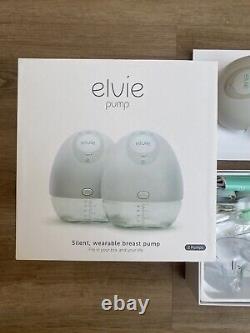 Elvie Electric Double Breast Pump Kit With Spares App Compatible Silent Breastfeed