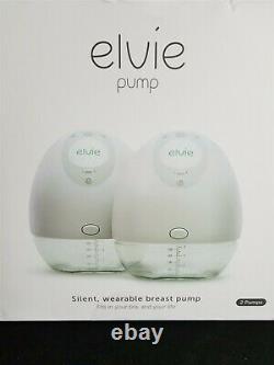 Elvie Pump Double Electric Breast Pump EP01-02 Very Good Condition MV1348