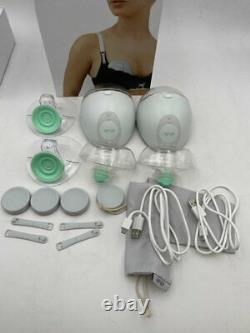 Elvie Pump Double Silent Wearable Electric Breast Pump with App Hands-Free Porta