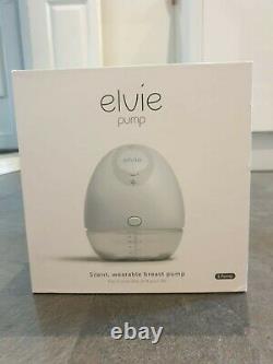 Elvie Silent Wearable Single Electric Breast Pump white with box