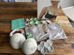 Elvie double electric breast pump with accessories