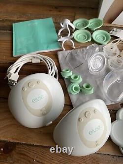 Elvie double electric breast pump with accessories