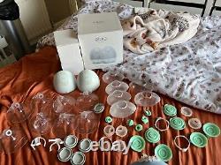 Elvie double wearable electric breast pump good condition & extra accessories