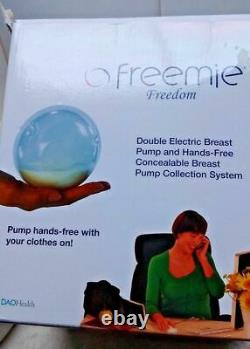 Freemie Freedom Double Electric Hands Free and Concealable Breast Pump White