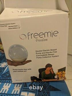 Freemie Freedom Double Electric breast pump free hands comes with two set cups
