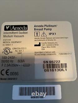 Grade A Ameda Platinum Dual Breast Pump Electrical Hospital-Grade Ref E325189