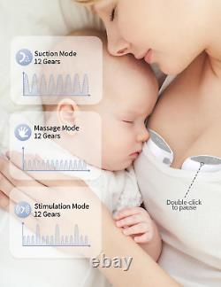 Jheppbay Double Electric Breast Pump Wearable Leak-Proof Breast Pump 12 Levels