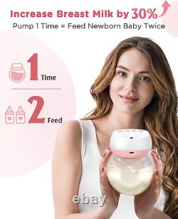 Jheppbay Double Electric Breast Pumps, Wearable Breast Pump Electrical Handsfree