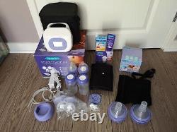 Lansinoh 2.0 double electric breast pump with extras
