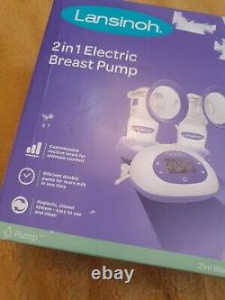 Lansinoh 2 in 1 Double Electric Breast Pump ex display rrp £199 see description