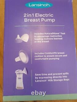 Lansinoh 2 in 1 Double Electric Breast Pump ex display rrp £199 see description