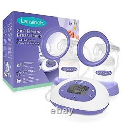 Lansinoh Breast Pump 2-in-1 Double Electric Breast Pump Breastfeeding Milk Breas