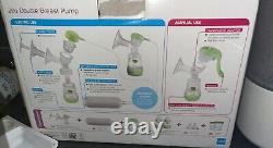 MAM 2-in-1 Double Electric Breast Pump White/Green