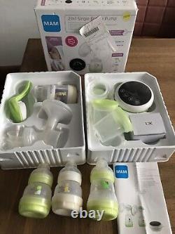 MAM 2-in-1 Single Electric Breast Pump, Flexible Use Electric & Manual most new