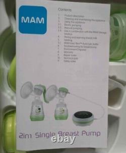 Mam 2 in 1 Electric single breast pump & Accessories
