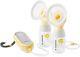 Medela Double Electric Breast Pump Freestyle Flex Yellow & Grey Excellent