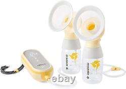 Medela Double Electric Breast Pump Freestyle Flex Yellow & Grey EXCELLENT
