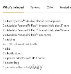 Medela Freestyle Flex Double Electric Breast Pump Brand new