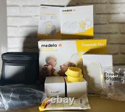 Medela Freestyle Flex Double Electric Breast Pump Yellow opened box. New