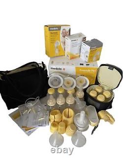 Medela Freestyle FlexT2Phase Double Electric Breast Pump&Carrybags & Accessories