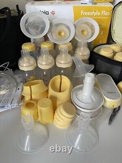 Medela Freestyle FlexT2Phase Double Electric Breast Pump&Carrybags & Accessories