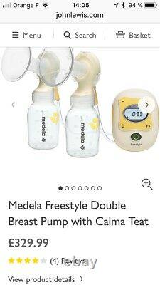Medela Freestyle Hands-Free Double Electric Breast Pump Deluxe