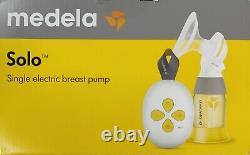 Medela Solo Single Electric Breast Pump, USB-chargeable, White&Yellow (Brand New)