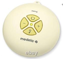 Medela Swing Flex Single Electric Breast Pump Compact design, featuring Person