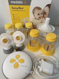 Medela Swing Maxi Double Electric Breast Pump (New Version) + Hands-free Bustier