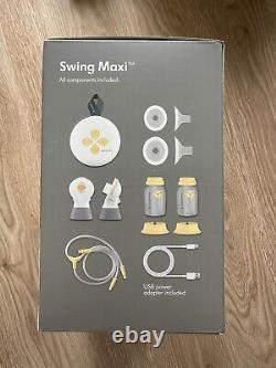 Medela Swing Maxi Double Electric Breast Pump White/Yellow New Sealed