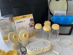 Medela freestyle flex double electric breast pump. Used Once. Most Still Boxed