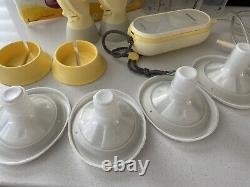 Medela freestyle flex double electric breast pump. Used Once. Most Still Boxed