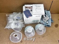 MomMed Breast Milk Pump Pair Double Wearable Electric Battery portable 3 Modes