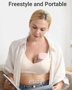 Momcozy Double Electric Breast Pump Wearable, Portable, with 2 modes & 5 levels