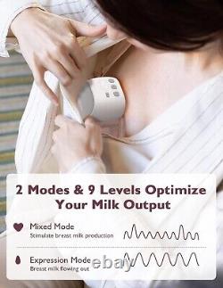 Momcozy Hands Free Breast Pump S9 Pro Updated Wearable Breast Pump 24mm Grey